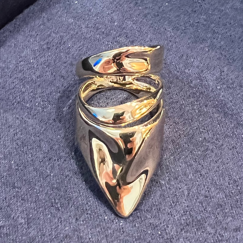 Gold Alexis Bittar Molten Ring